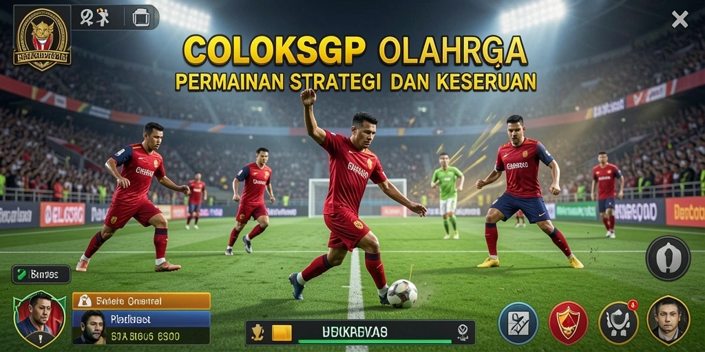 Screenshot gameplay COLOKSGP yang menunjukkan aksi seru permainan olahraga.