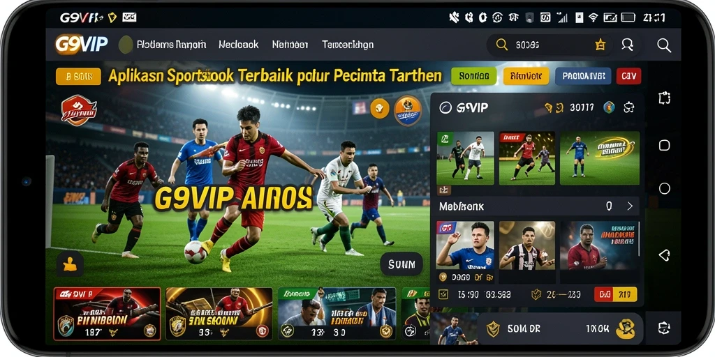 Tampilan gameplay seru di aplikasi G9VIP Sportsbook.