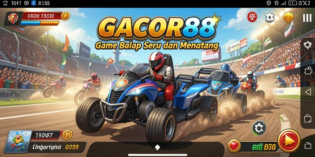 Tampilan gameplay seru dalam GACOR88 yang memacu adrenalin.