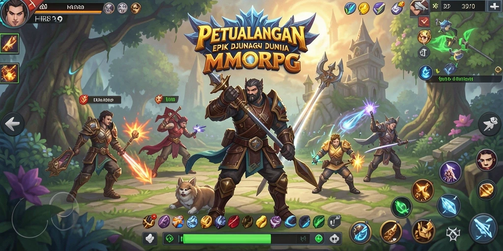 Tampilan gameplay menakjubkan dari HR89 dalam aksi MMORPG.