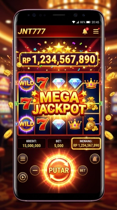 Screenshot aplikasi jnt777 yang menampilkan beragam pilihan aplikasi.
